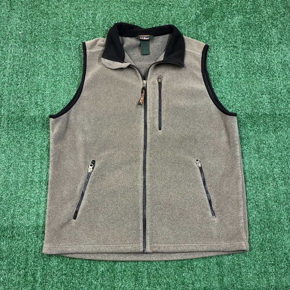 Vintage LL Bean‎ Fleece Zip-Up Vest